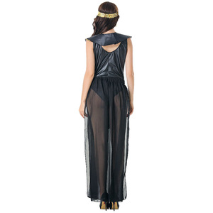 Disfraz de Halloween de la Diosa Griega Cleopatra para Mujer, Traje de Cuero PU para Representaciones Escénicas Occidentales y Cosplay - Product Image 3