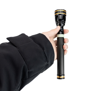 Nhôm dài-phạm vi mạnh mẽ Torch ánh sáng tùy chỉnh 2AA Sạc <span class=keywords><strong>Led</strong></span> đèn pin - Product Image 2