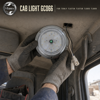 Pour Tonly TL875H TL875B TL885 TL889, éclairage de cabine de camion benne, lampe de toit intérieure LED ronde GC066, pièces détachées automobiles, vente en gros Chine
