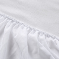 Drap de protection contre les punaises de lit Housse de matelas en bambou imperméable à poche profonde pour lit à usage domestique