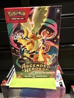 Boîte scellée de 6 paquets de cartes TCG Ascended Heroes Booster Bundle pour collectionneurs