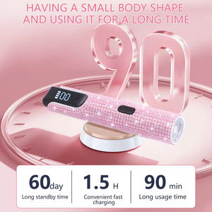 Lámpara de Uñas Portátil Recargable de 3W con Diodos LED de Secado Rápido y Pantalla LCD - Product Image 6