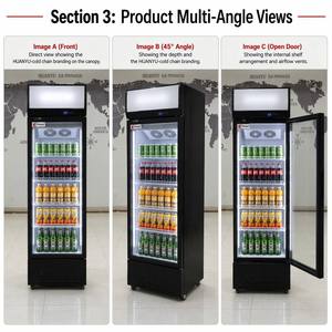 Réfrigérateur commercial vertical à porte vitrée simple pour boissons <span class=keywords><strong>Coca</strong></span>-<span class=keywords><strong>Cola</strong></span>, congélateur et vitrine réfrigérée - Product Image 2