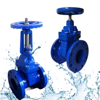 Vanne à opercule manuelle TG Z45X AWWA DIN F4 2" 4" à joint souple et siège élastique pour eau, températures normales-moyennes-basses, garantie 2 ans