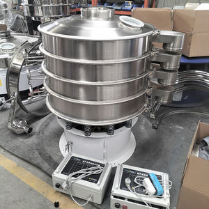 Stainless steel ultrasonic vibrating screen for <b>graphite</b> <b>powder</b> - fine anti-static rotary vibrating screen - Product Image 5