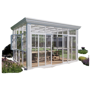 Meilleures ventes en Chine : <span class=keywords><strong>Solarium</strong></span> extérieur en aluminium, design moderne, 4 saisons, villa, hôtel, plage, toit plat imperméable, verre plat, cour - Product Image 5