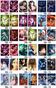 Zprint pôster 3d de anime lenticular para decoração, venda quente, melhor venda, mudança de fotos, pôster 3d, anime, posteres de movimento