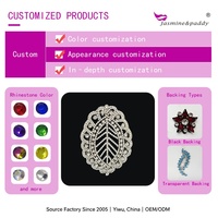 Patch ovale en strass pour vêtements et jupes inspirés de la nature, style vert, applique en strass faite à la main pour le bricolage