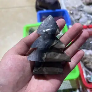 批发天然水晶树高品质火山玛瑙树圣诞装饰