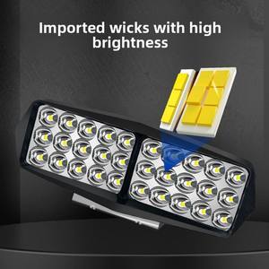 Phare LED universel étanche 12V-80V pour voiture, lumière jaune, camion, Tricycle, projecteur de recul pour moto, véhicule électrique - Product Image 5