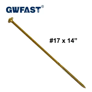 Structural Screws Modified Truss Washer Head Construction Screw Construction Lag Screw Exterior Coated Heavy Duty Structural Lag Screw