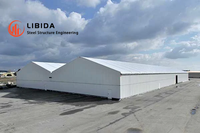 Bâtiment de stockage en acier à haute stabilité, bâtiment industriel standard pour entrepôt frigorifique