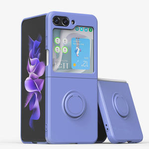 <span class=keywords><strong>Coque</strong></span> de support d'anneau en silicone pour téléphone portable <span class=keywords><strong>Samsung</strong></span> Zflip6 <span class=keywords><strong>Coque</strong></span> de téléphone en TPU avec emballage en boîte Nouveau modèle pour Amazon - Product Image 5
