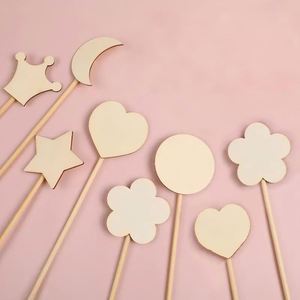 Suministro Directo de Fábrica: Varita Mágica DIY, Corona de Cuento de Hadas para el Día de San Valentín, Adorno Hecho a Mano en Blanco Multiestilo con Forma de Corazón - Product Image 1