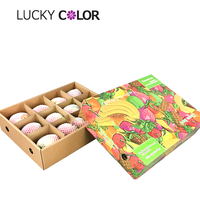 Groothandel Verpakking Fruit Groenten Dozen Luxe Opvouwbare Kartonnen Verpakking Kartonnen Fruitdoos