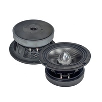 Haut-parleur à cône en carbone en gros/OEM pour audio automobile 650-049, haut-parleur médium 6,5 pouces, impédance 8 ohms, unité de haut-parleur mono à coque en aluminium