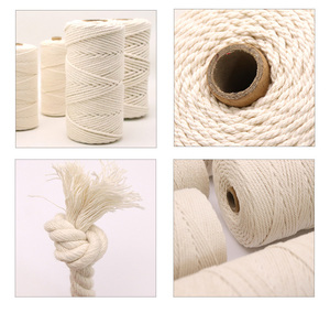 Macrame <strong>Cord</strong> Woven Rope Cotton <strong>Cord</strong> 1mm 1.5mm 2mm 2.5mm 3mm 4mm 5mm 6mm 8mm 10mm - Product Image 4