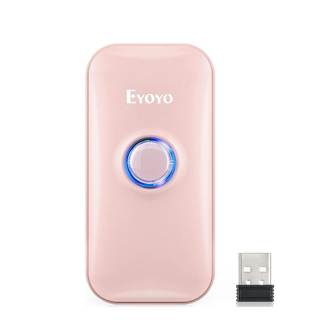 Eyoyo Mini 1D 3-in-1 Bluetooth USB Wired 2.4G Wireless Portable Barcode Reader Scanner for Windows Android IOS Phone
