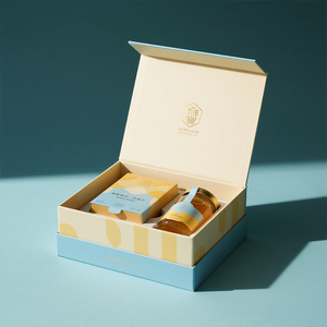 Processo di stampa di lusso personalizzato in cartone bottiglia di <span class=keywords><strong>miele</strong></span> marmellata di caviale barattolo di <span class=keywords><strong>miele</strong></span> cibo per tè con confezione di carta regalo Premium - Product Image 1