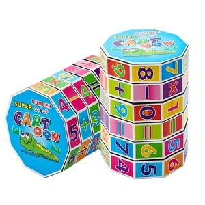 Juguete Educativo para Niños, <span class=keywords><strong>Cubo</strong></span> Mágico Cilíndrico de Matemáticas y <span class=keywords><strong>Aritmética</strong></span> - Product Image 1