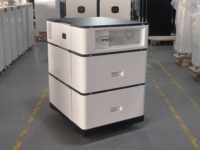 Baterai Lithium LIFEPO4 ESS All-In-One yang Dapat Ditumpuk Paket Baterai LI-FE 32KWH 48V 51.2V 628Ah Dengan Inverter 12Kw