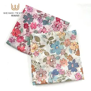 Hotselling Designers Malaysia Digital Printing Cotton Voile Hijab Musulman Ethnic Scarves Shawls