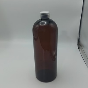 Hot Sale in Africa 1000ml Transparent <b>Black</b> White Amber Plastic Bottle Pet Cosmetic <b>Hair</b> Oil Bottle Shampoo Lotion <b>Gel</b> Bottle - Product Image 4