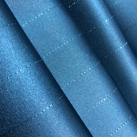 Tissu à bande blanche argentée en satin, étoffe rembourrée en soie métallique, costume et robe