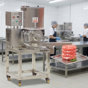 Machine à galettes de <span class=keywords><strong>viande</strong></span> et de hamburgers entièrement automatique en acier inoxydable, capacité de production de 35 pièces/minute pour les restaurants de restauration rapide et les fabricants de tourtes à la <span class=keywords><strong>viande</strong></span> - Product Image 5