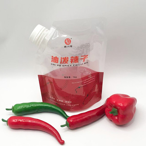 Bolsa de Plástico PE de 1 kg con Boquilla y Tapa Grande para Salsa Capsicol y Otros Alimentos Líquidos - Product Image 4