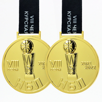 Trofeo y Medalla de Baloncesto Personalizados de Metal al por Mayor