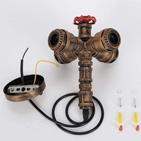 Plafonnier industriel suspendu rétro au design Vintage, style Steampunk, ampoules E27, Edison, luminaire décoratif d'intérieur, idéal pour un Loft