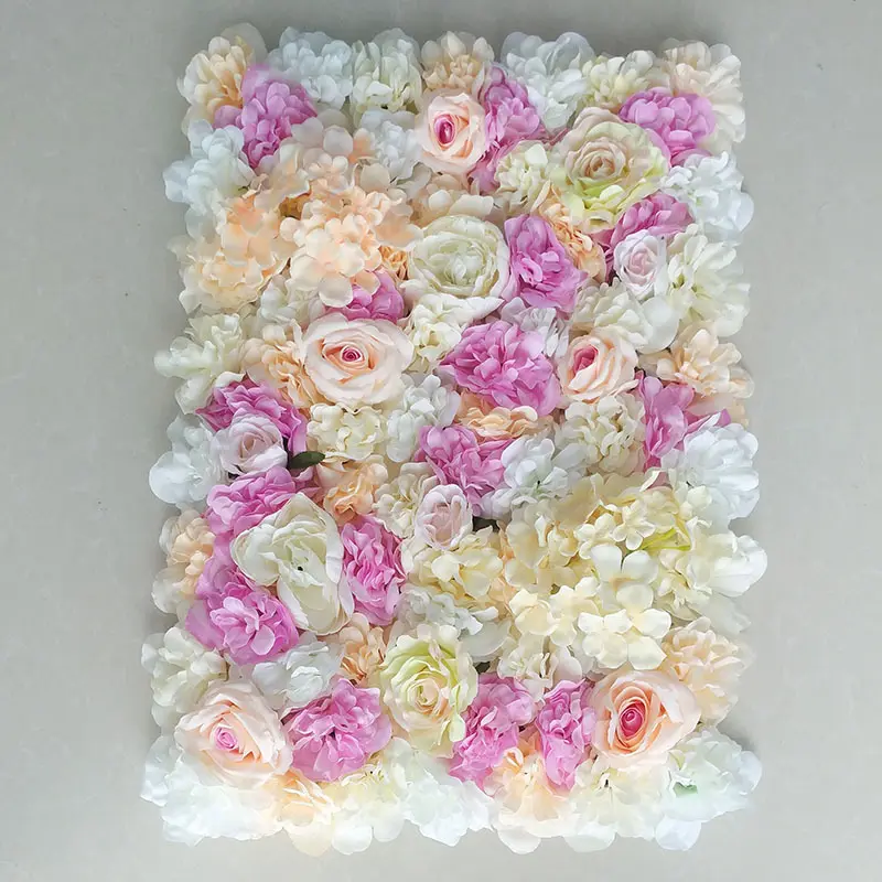 60*40cm di seta rosa decorazioni murali sfondo fiori artificiali parete decorazione di nozze sfondo