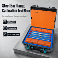 Bloc de test d'étalonnage de jauge pour couvercles de renfort en acier, pour détecteur de fers à béton, scanner, kit standard portable