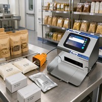 Imprimante à jet d'encre statique de bureau Willita à commande tactile, prend en charge l'impression statique de codes QR et de codes-barres sur les emballages