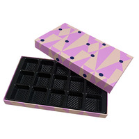 Handgefertigte Karton-Magnetbox für Schokolade mit Blisterprägung, CMYK 4-Farben-Druck, Glanz-/Mattlaminierung, Anpassbares Design