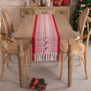 Mùa hè của Anne bán buôn màu đỏ thanh lịch giáng sinh trang trí bảng <span class=keywords><strong>Runner</strong></span> - Product Image 5