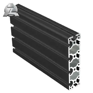 批发40160黑色阳极氧化模块化40x160毫米t槽铝型材