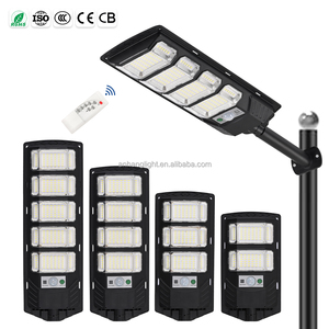 Lampadaire solaire extérieur étanche 300W 400W, lampe de rue LED, panneau solaire, éclairage solaire, énergie solaire - Product Image 1