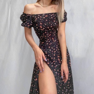 Vestidos Casuales Estampados sin Tirantes para Mujer, al por Mayor, Personalizados, OEM, de Alta Calidad - Product Image 2