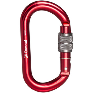 Mosquetón de Seguridad Tipo O con Cierre de Rosca, 2500 kg, de Aluminio, para Escalada y Uso en Exteriores - Product Image 1