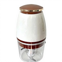Hachoir à viande électrique portable mini en acier inoxydable, robot culinaire domestique, hachoir à légumes pour la préparation de la nourriture pour bébé