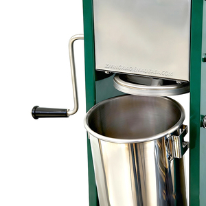 Machine à farcir les saucisses manuelle en acier inoxydable, état neuf, remplisseuse hydraulique de saucisses, <span class=keywords><strong>poussoir</strong></span> pour la fabrication de saucisses - Product Image 5