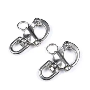 High Quality Stainless Steel 316 Casting Quick Released Eye Bolted Swivel Snap Shackle