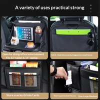 Sac de rangement pour siège de voiture, sac suspendu, plateau de siège arrière, support pour tablette, boîte à gadgets pour voiture, style original, fabriqué en Chine