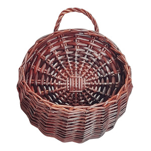 Fuji Woven Basket <b>Wall</b> Mounted <b>Plant</b> <b>Holder</b> Decorative Ornament For Home Garden Use - Product Image 3