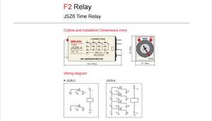 공장 공급 하이 퀄리티 JSZ6 중국 쉬운 작동 프로그래밍 가능한 단상 타이머 릴레이 - Product Image 4