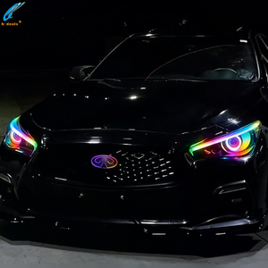 Kit de Luces LED SRGBA de 12V para Conducción Diurna, Controlado por Aplicación, Accesorios de Panal Personalizados para Q50 - Product Image 5