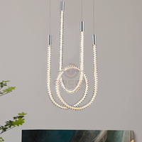 Lámpara Colgante Moderna, Pequeña, de Lujo, Clásica, Dorada, con LED, para Restaurante, Bar, Cocina, Comedor, Sala de Estar
