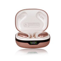 2024 earbud nirkabel BT 5.3 TWS ditingkatkan dengan suara Stereo HiFi waktu putar IPX5 tahan air untuk Olahraga & lari